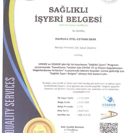 Hotel Mavruka Fethiye